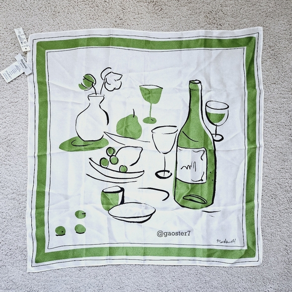 Madewell Graphic-Print Silk Bandana - Picture 3 of 6